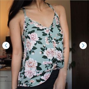 American eagle outfitters floral tank top